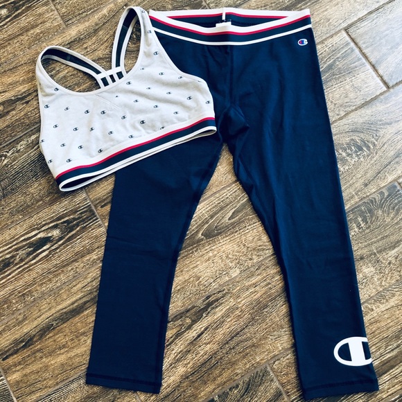 Champion Other - NWOT! Champion Workout Set - Navy & Red